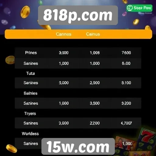 Comparativo dos jogos oferecidos pelo 818p.com